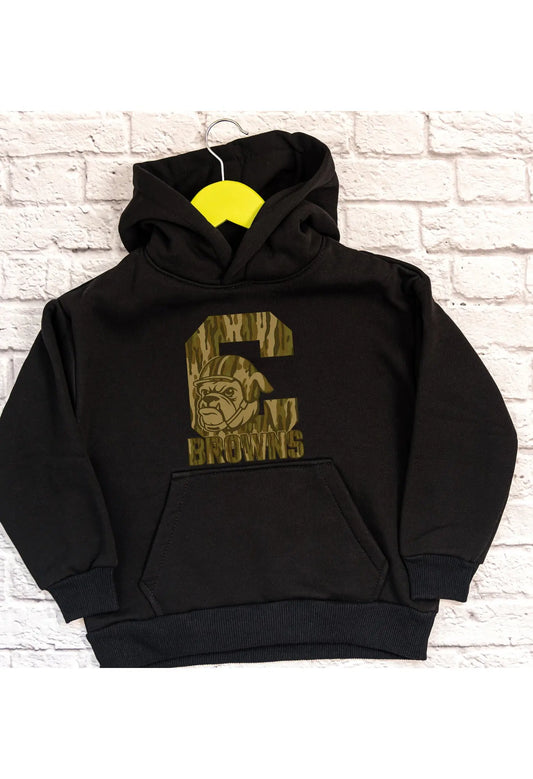camo browns hoodie Kendra's Self-Made Originations