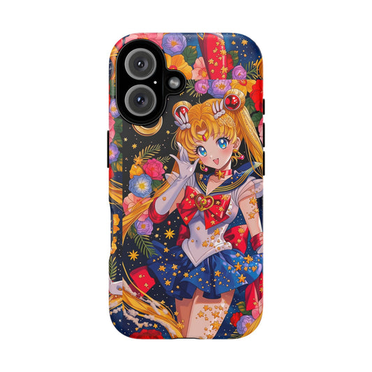 Sailor Moon Anime Phone Case – Colorful Magical Girl iPhone Cover Printify