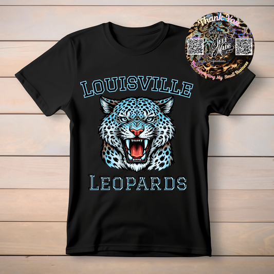 🐆 Louisville Leopards Spirit Wear Shirt Kendra's Self-Made Originations