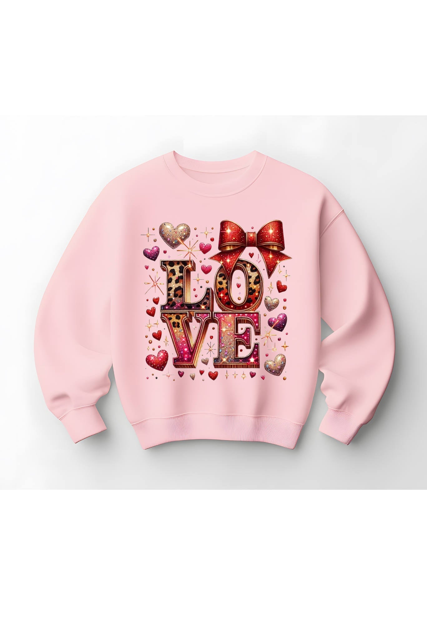 💖✨ Sparkly LOVE Valentine Sweatshirt ✨💖 Kendra's Self-Made Originations