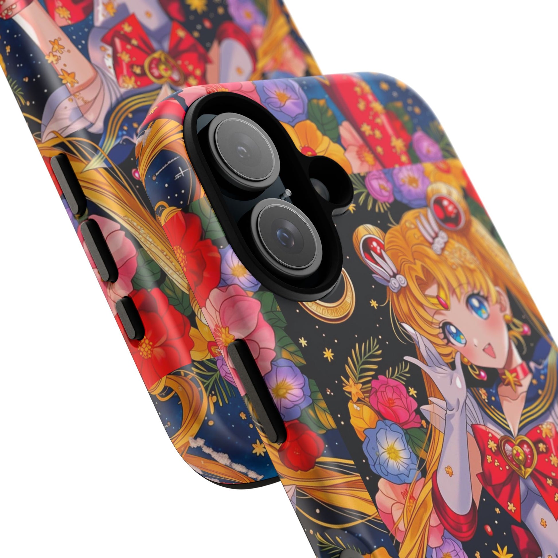 Sailor Moon Anime Phone Case – Colorful Magical Girl iPhone Cover Printify