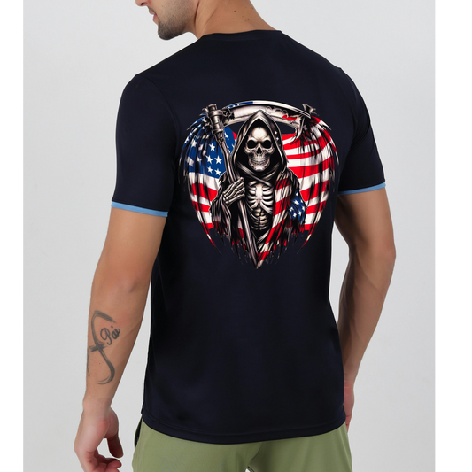 U.S American Grim Reaper T-Shirt 💀 Kendra's Self-Made Originations