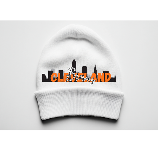 🏈 Cleveland Browns Skyline Trucker Hat Kendra's Self-Made Originations