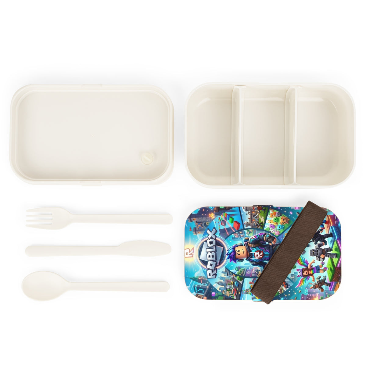 Roblox Kids Bento Lunch Box – Colorful Gaming Character Design Printify