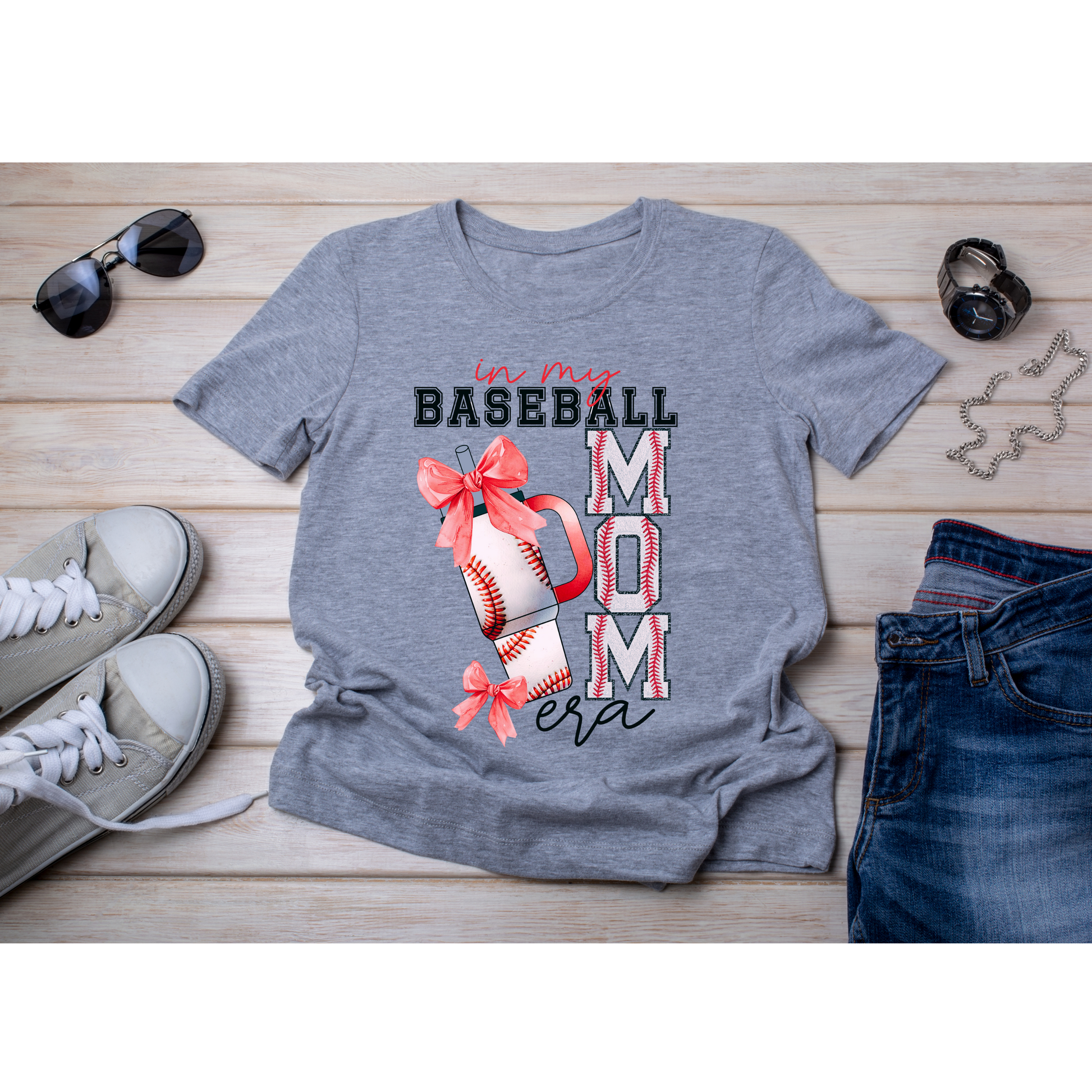 In My Baseball Mom Era Graphic Tee Kendra's Self-Made Originations