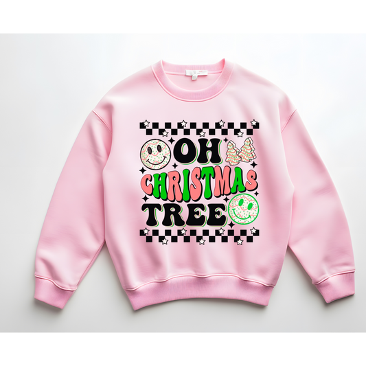 💗🎄 Oh Christmas Tree Holiday Sweatshirt 🎄💗 Kendra's Self-Made Originations