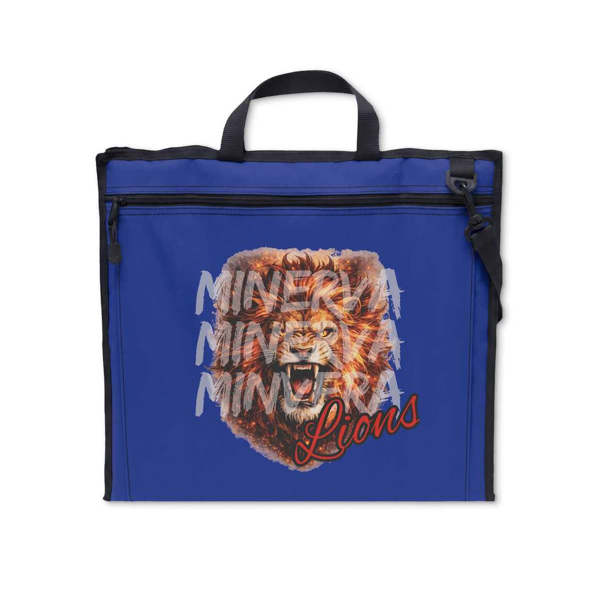 Stadium Seat — Minerva Lions Padded Foldable Chair with Back Support Printify