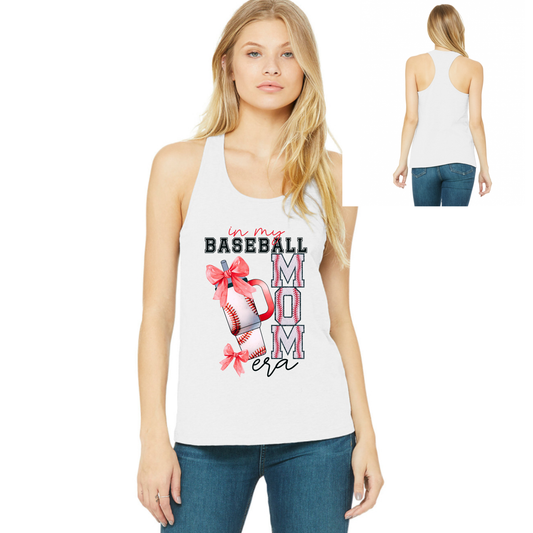 In My Baseball Mom Era Graphic Tank top Kendra's Self-Made Originations
