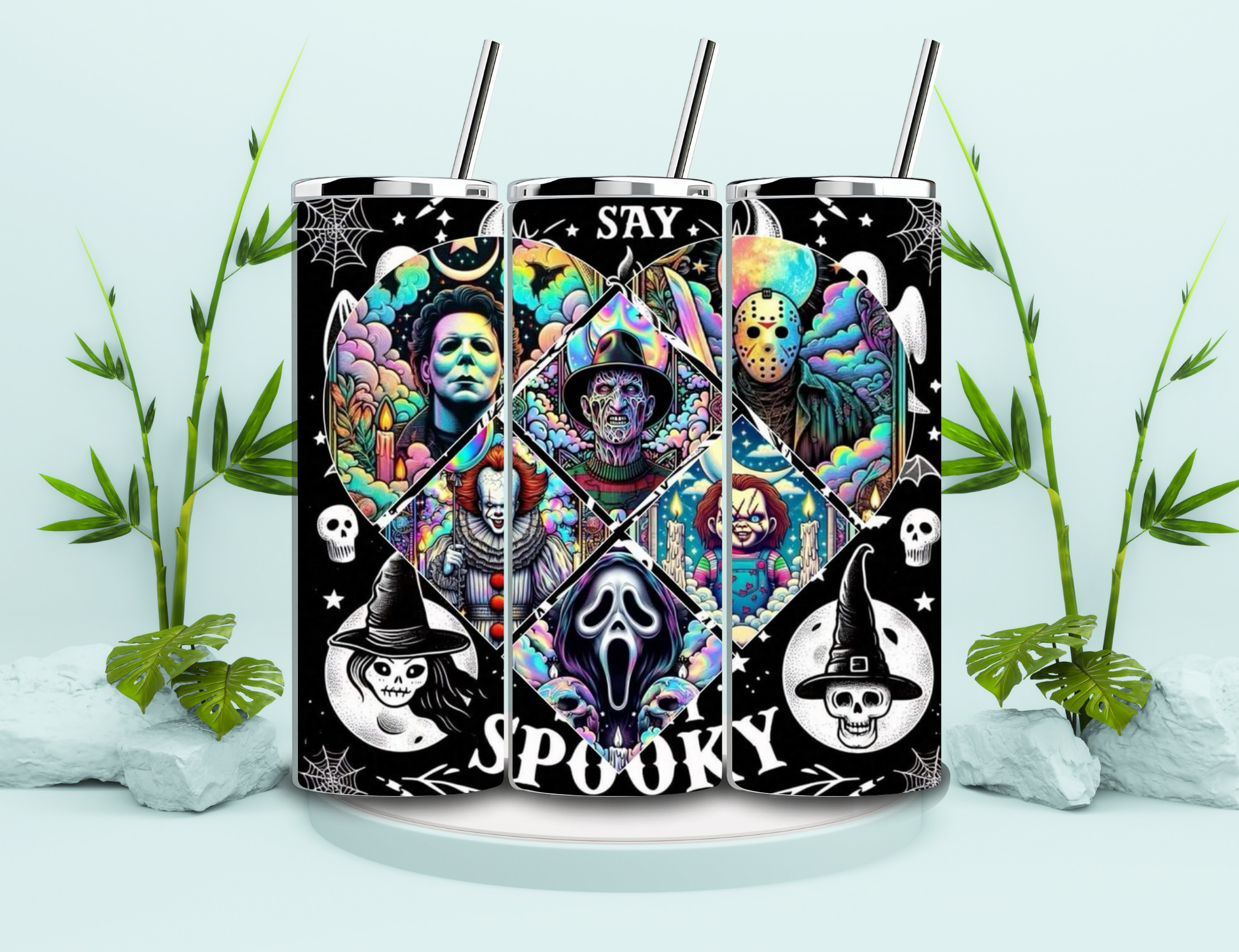 👻 Stay Spooky Horror Tumbler Kendra's Self-Made Originations