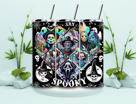 👻 Stay Spooky Horror Tumbler Kendra's Self-Made Originations