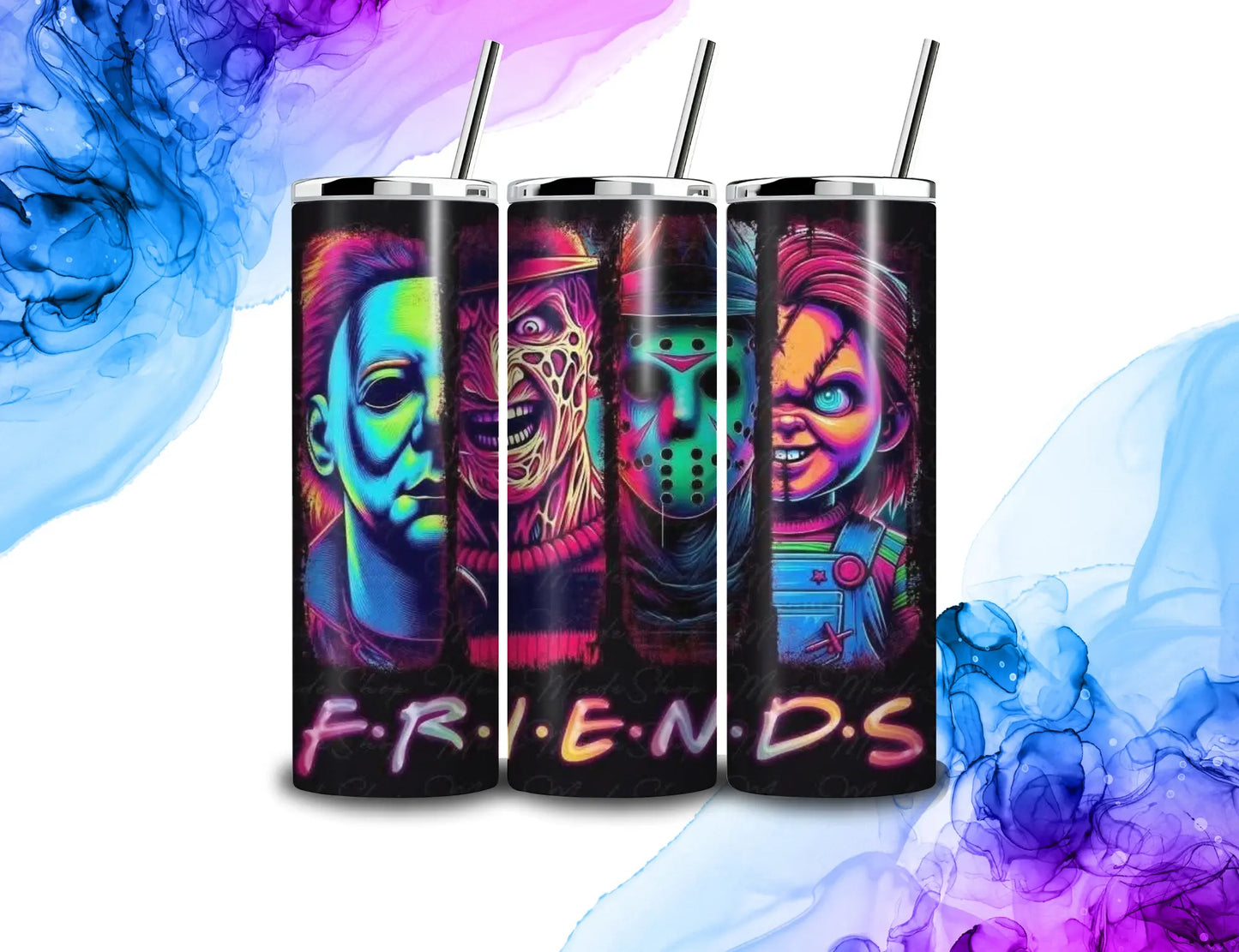 🔪🎃 Horror Friends Tumblers Kendra's Self-Made Originations