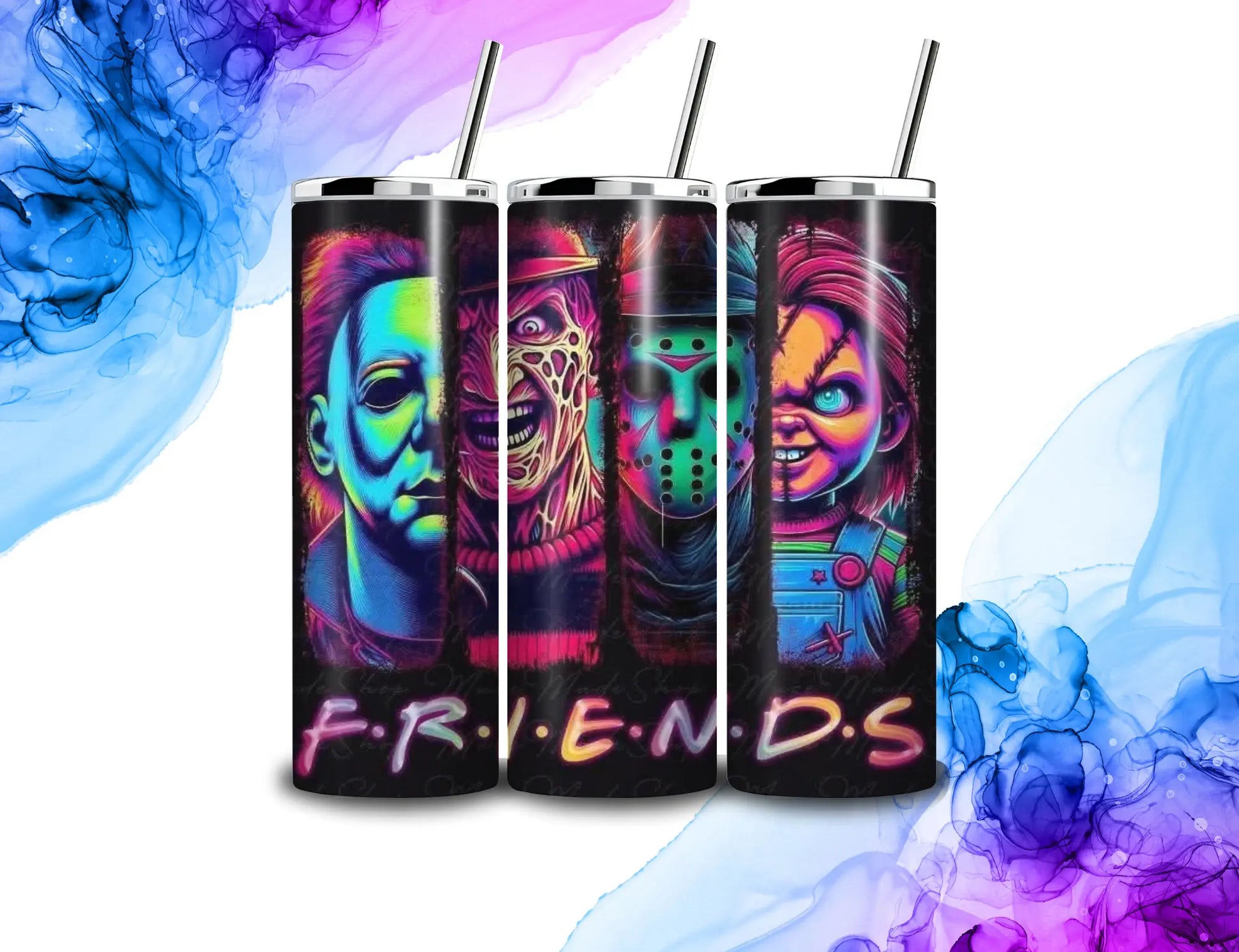 🔪🎃 Horror Friends Tumblers Kendra's Self-Made Originations