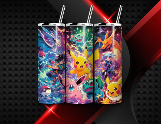 ⚡🎮 Pokemon-Inspired Tumblers Kendra's Self-Made Originations