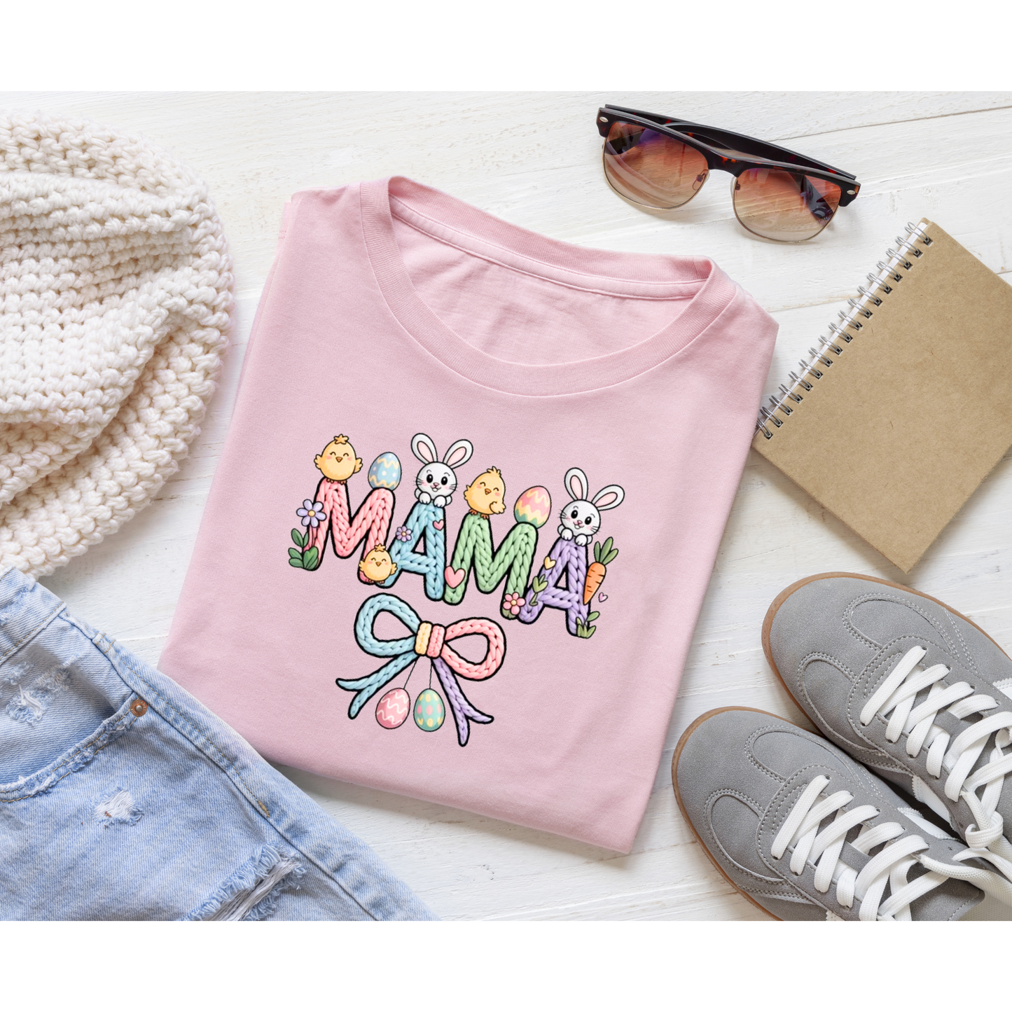 “MAMA” Easter graphic tee! Kendra's Self-Made Originations
