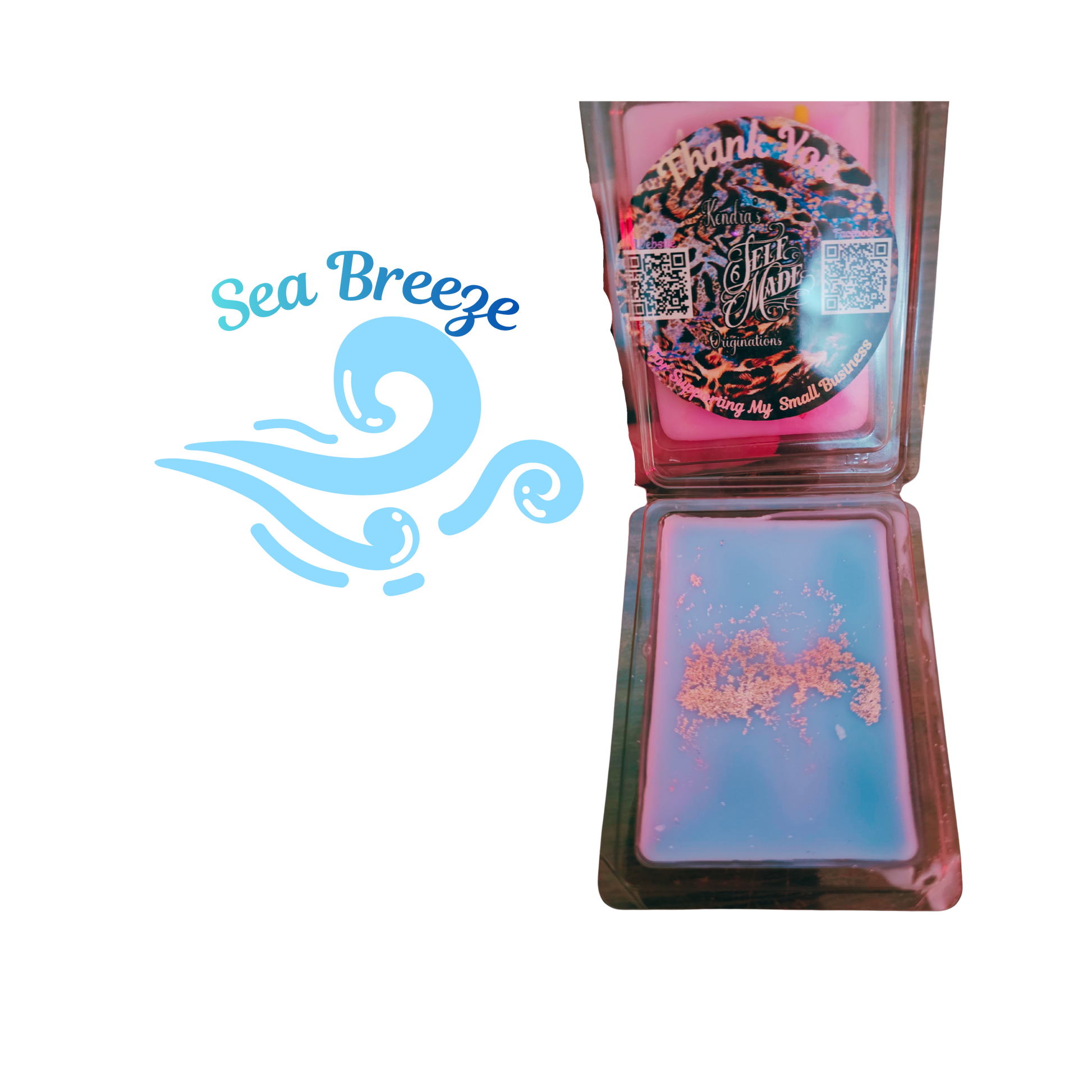 🌊 Sea Breeze Wax Melt – Fresh Coastal Escape Kendra's Self-Made Originations