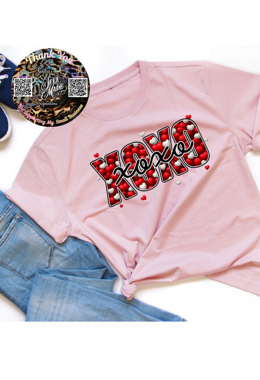 💖 XOXO Valentine Shirt 💖 Kendra's Self-Made Originations
