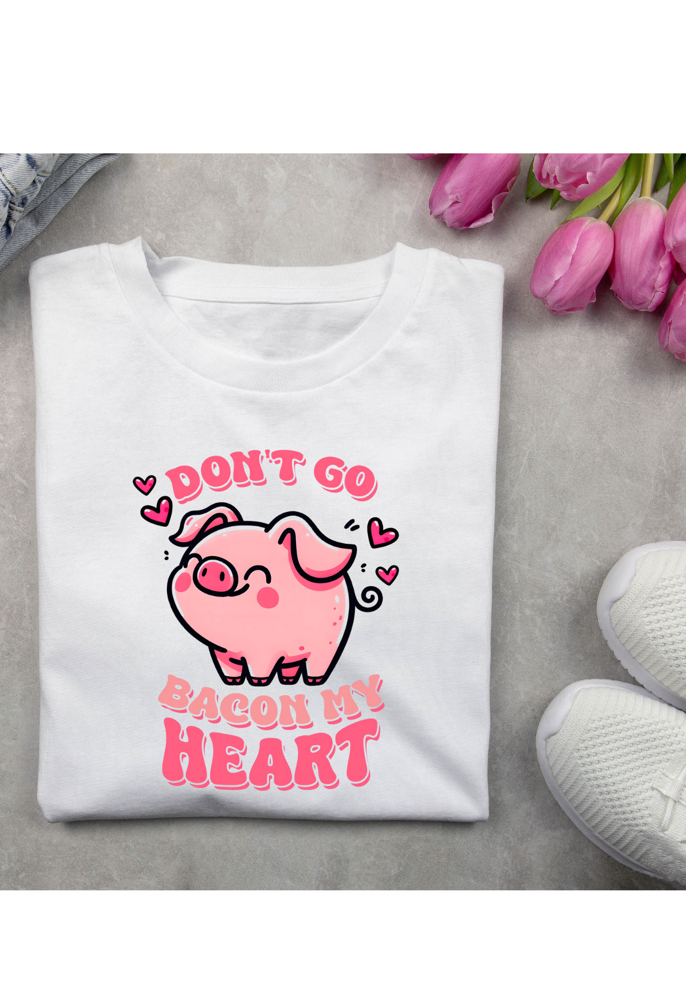 🐷💖 “Don’t Go Bacon My Heart” Valentine Shirt 💖🥓 Kendra's Self-Made Originations