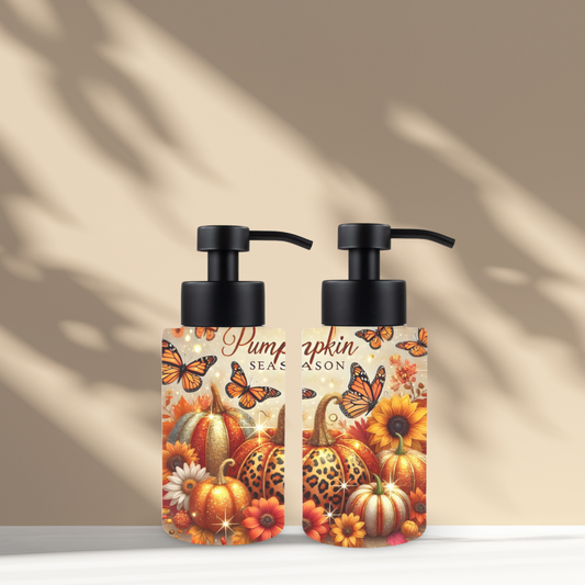 🍂 Pumpkin Season Soap or Lotion Dispensers – Fall Home Décor Kendra's Self-Made Originations