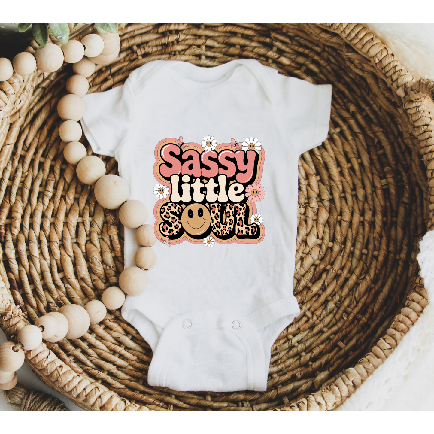 🌼 “Sassy Little Soul” Baby Onesie Kendra's Self-Made Originations