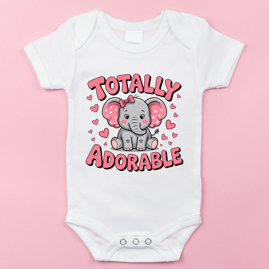 🐘 “Totally Adorable” Baby Onesie Kendra's Self-Made Originations