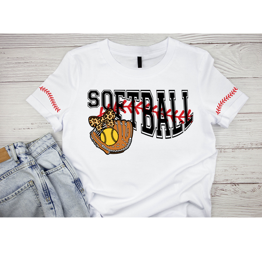 Softball Graphic Tee – Game Day Spirit Shirt Kendra's Self-Made Originations