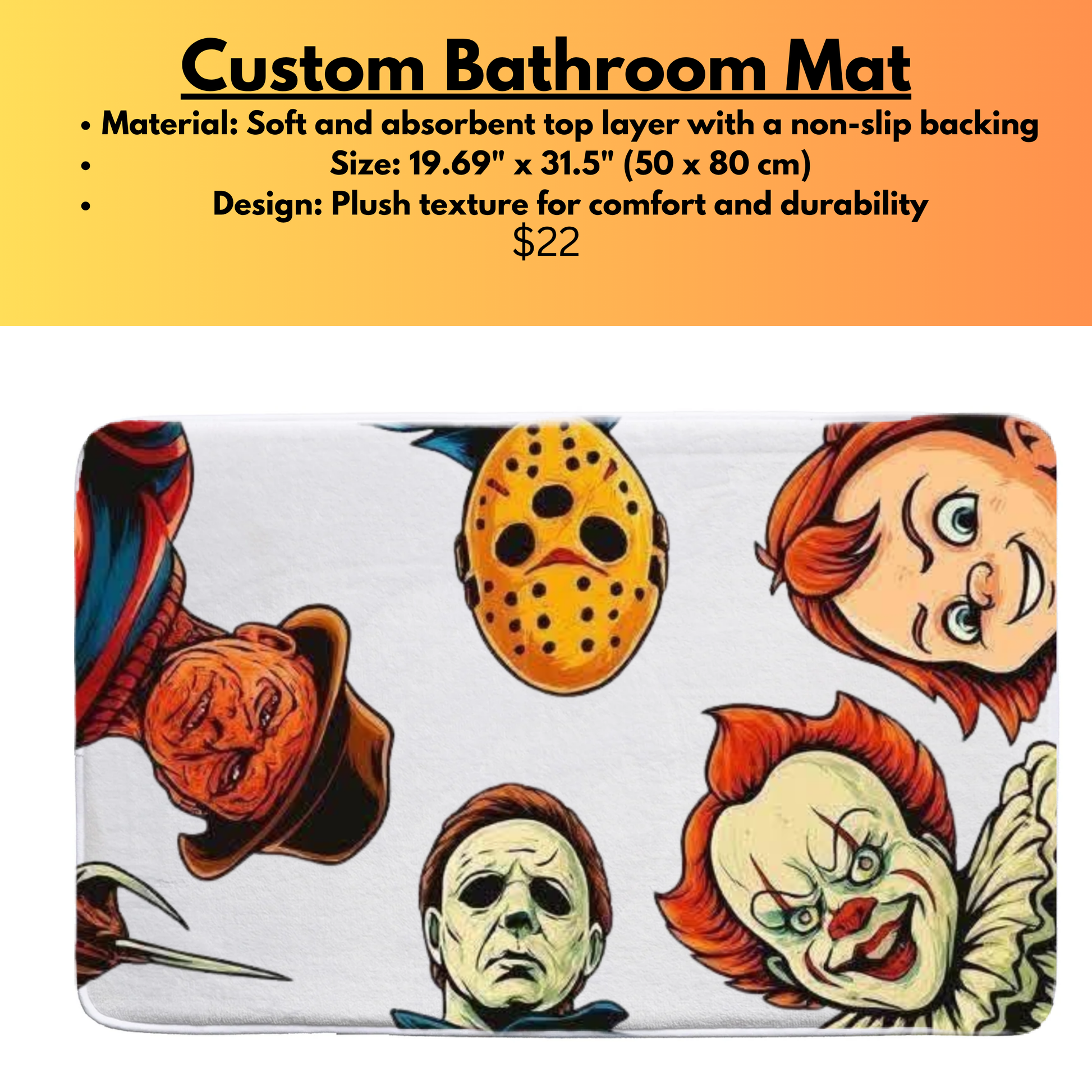 Bathroom Mats - choose a design I Have! Kendra's Self-Made Originations