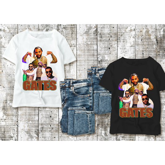 🔥 “KEVIN GATES” Fan Graphic Tee Kendra's Self-Made Originations
