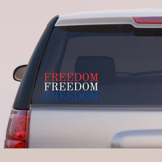 ✨ FREEDOM Car Decal ✨ Kendra's Self-Made Originations