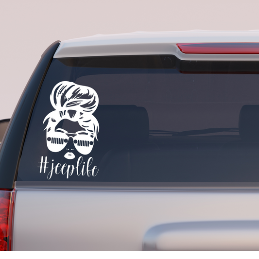 🚙 #JeepLife Car Window Decal Kendra's Self-Made Originations