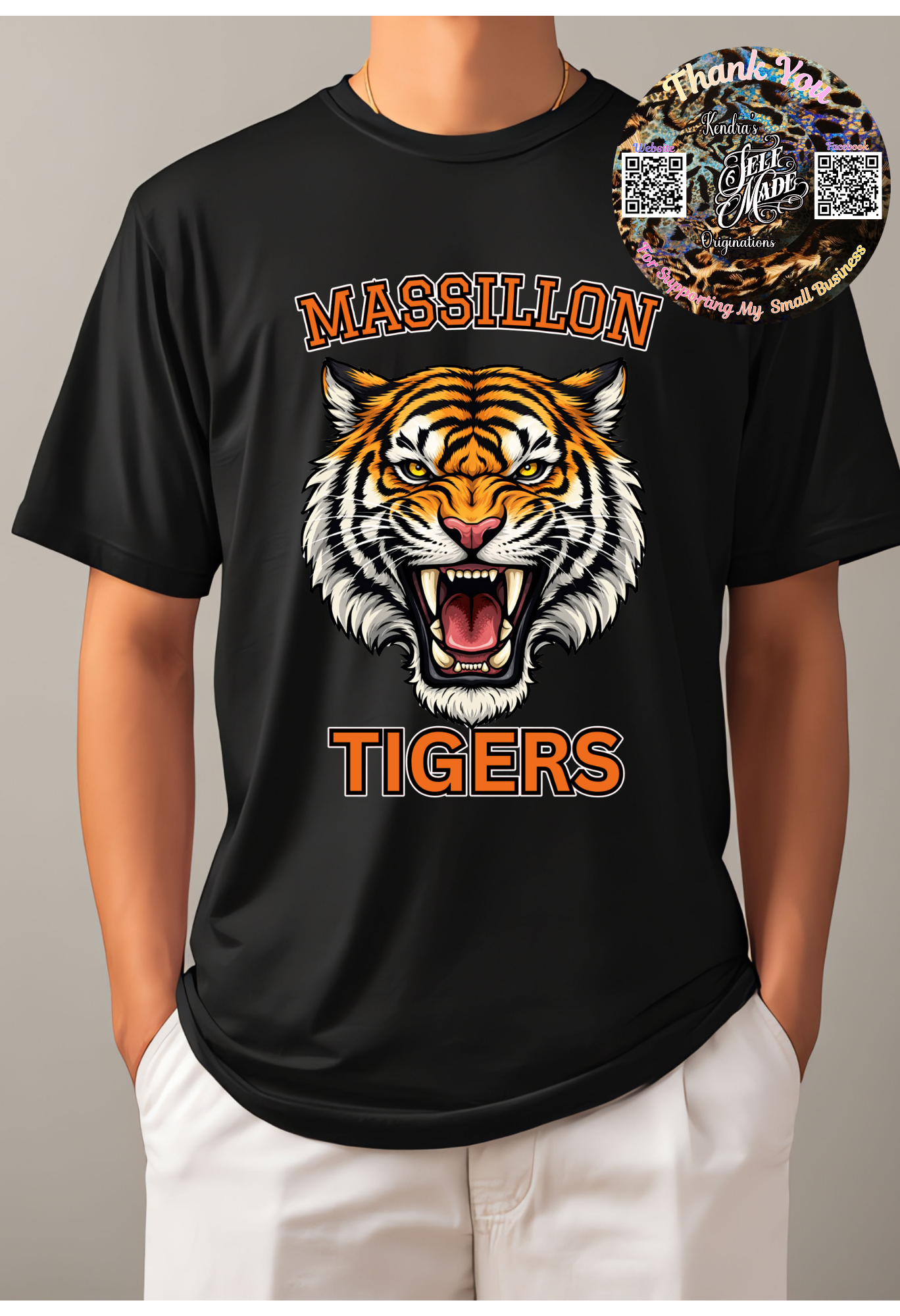 🐯 Massillon Tigers Spirit Design 🐯 Kendra's Self-Made Originations
