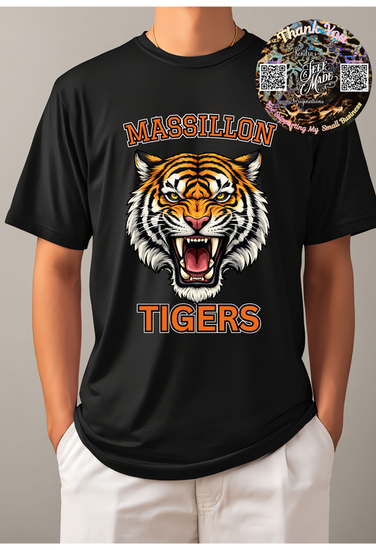 🐯 Massillon Tigers Spirit Design 🐯 Kendra's Self-Made Originations