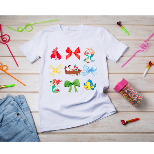 🧜♀️✨ Little Mermaid Inspired Kids T-Shirt ✨🧜♀️ Kendra's Self-Made Originations