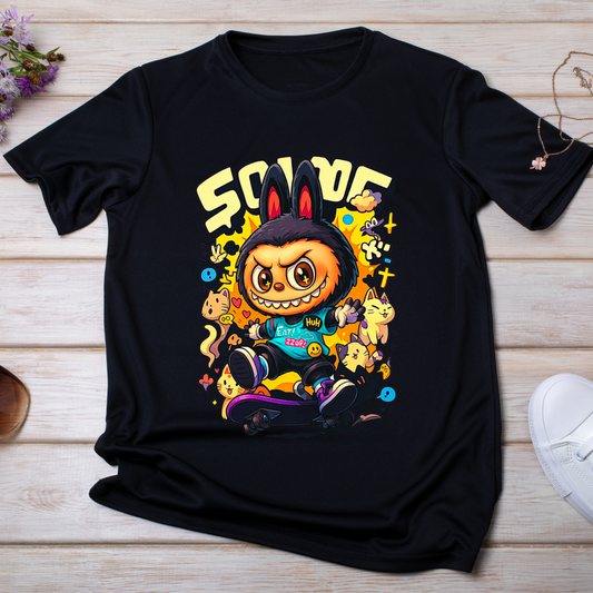 🎨 Urban Anime Labubu Graphic Tee – Bold Streetwear Style Kendra's Self-Made Originations