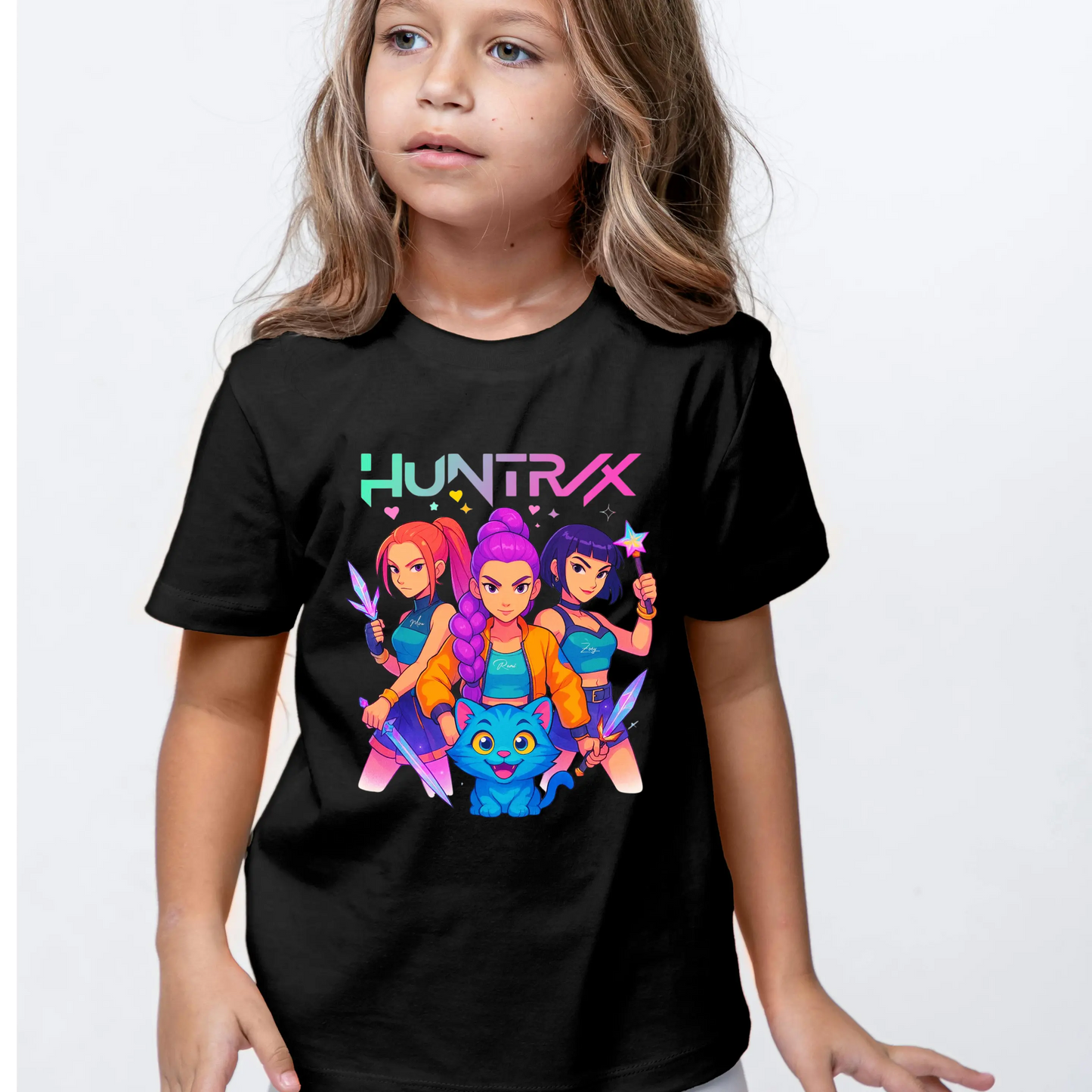 🌟🎀 Huntrix Girls Power T-Shirt 🎀🌟 Kendra's Self-Made Originations