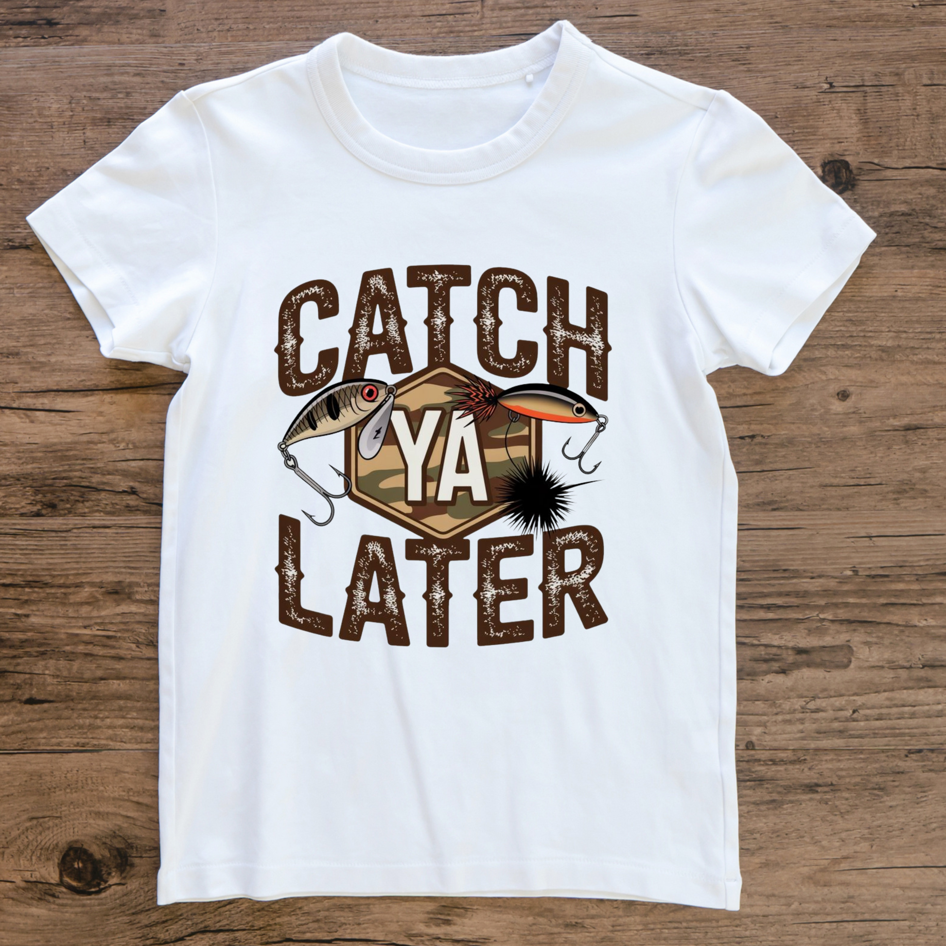 🎣🐟 Catch Ya Later Fishing T-Shirt 🐟🎣 Kendra's Self-Made Originations