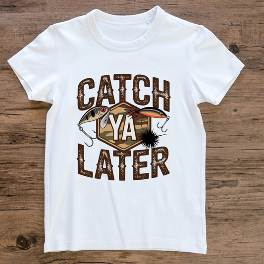 🎣🐟 Catch Ya Later Fishing T-Shirt 🐟🎣 Kendra's Self-Made Originations