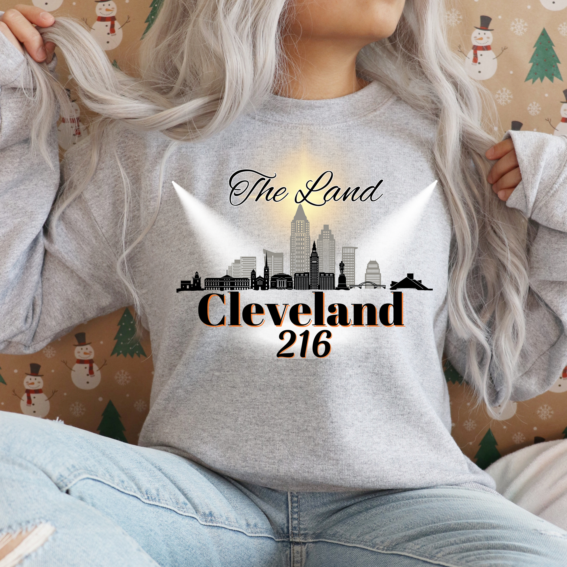 🏙️🧡 Cleveland 216 – The Land T-Shirt 🖤🏙️ Kendra's Self-Made Originations