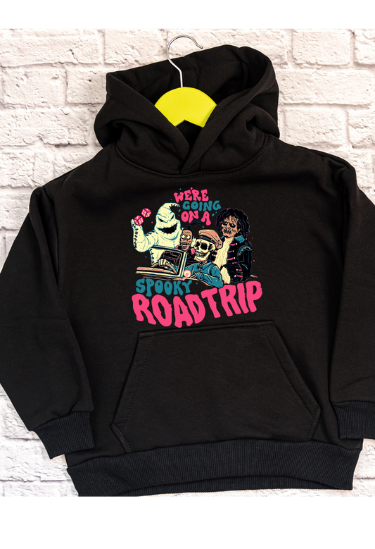 🚗💀 Spooky Roadtrip Halloween Sweatshirt Kendra's Self-Made Originations
