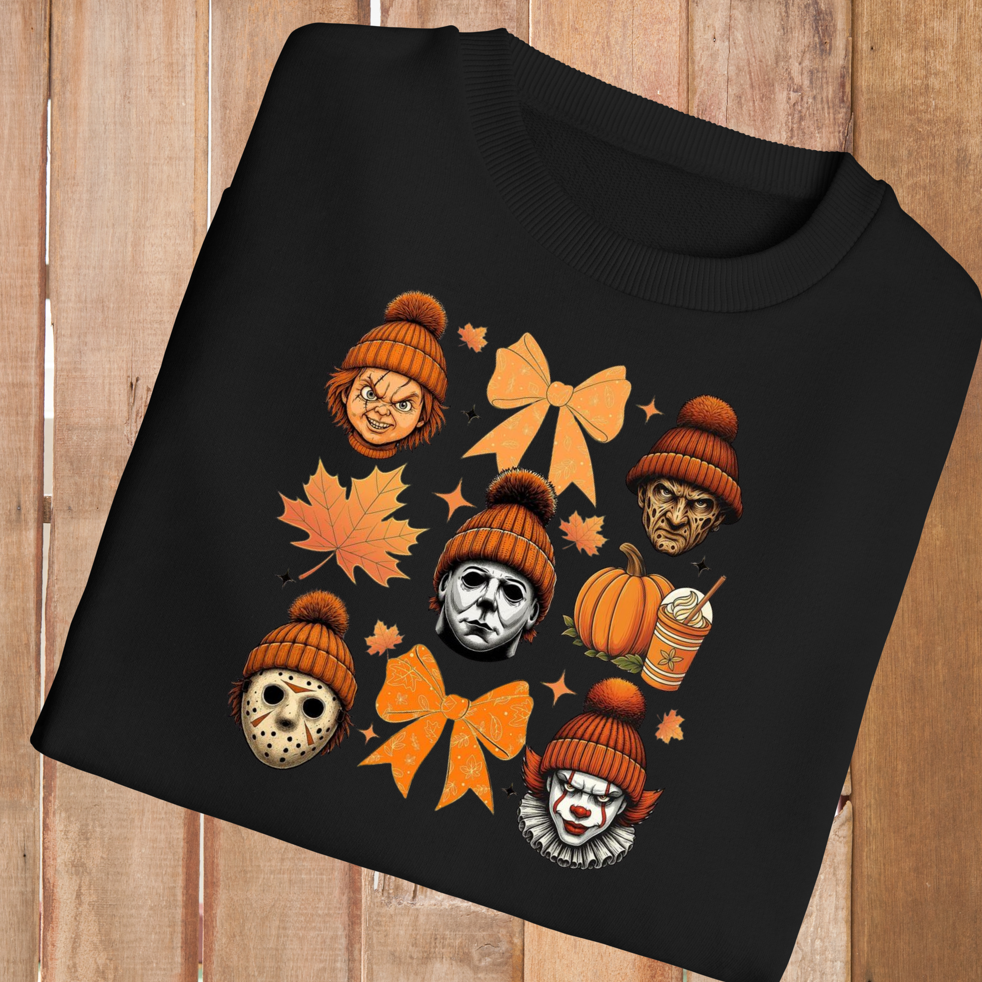 🖤🍂 Cozy Horror Fall Sweatshirt 🍂🖤 Kendra's Self-Made Originations