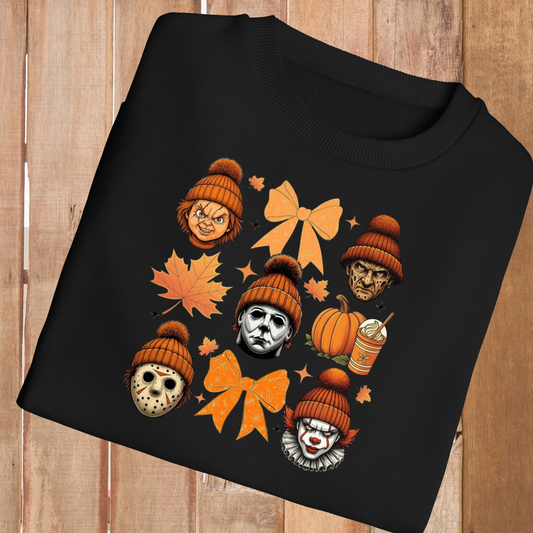🖤🍂 Cozy Horror Fall Sweatshirt 🍂🖤 Kendra's Self-Made Originations