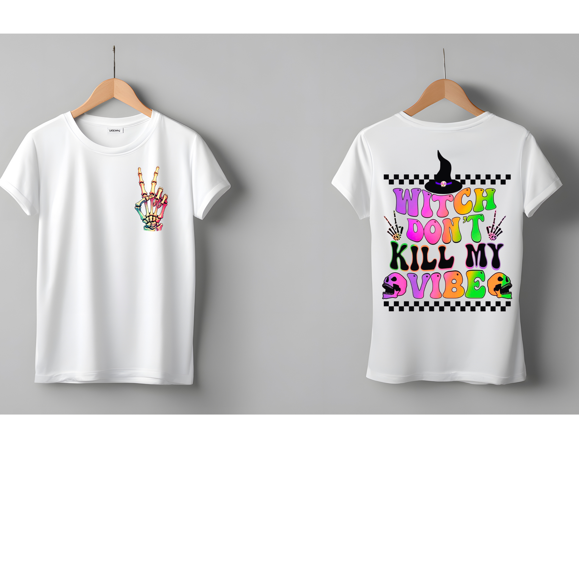 🖤🌈 Witch Don’t Kill My Vibe T-Shirt 🌈🖤 Kendra's Self-Made Originations