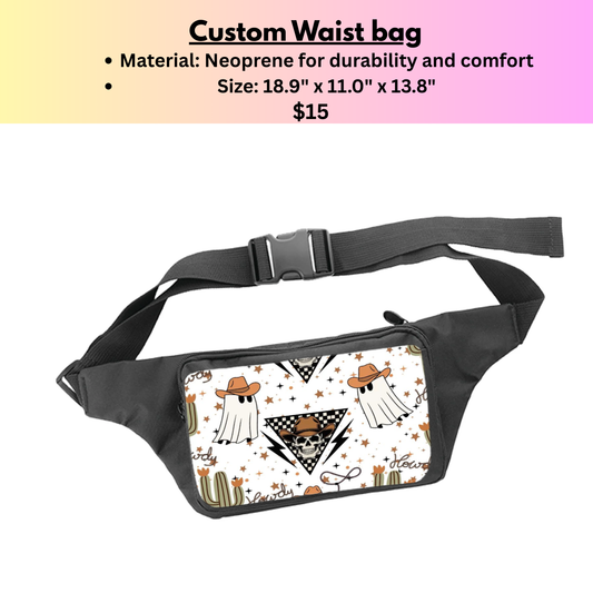 🎀 Custom Waist Bag – Choose a Design i have! Kendra's Self-Made Originations